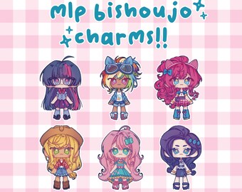 PREORDER - mlp bishoujo charms + stickers