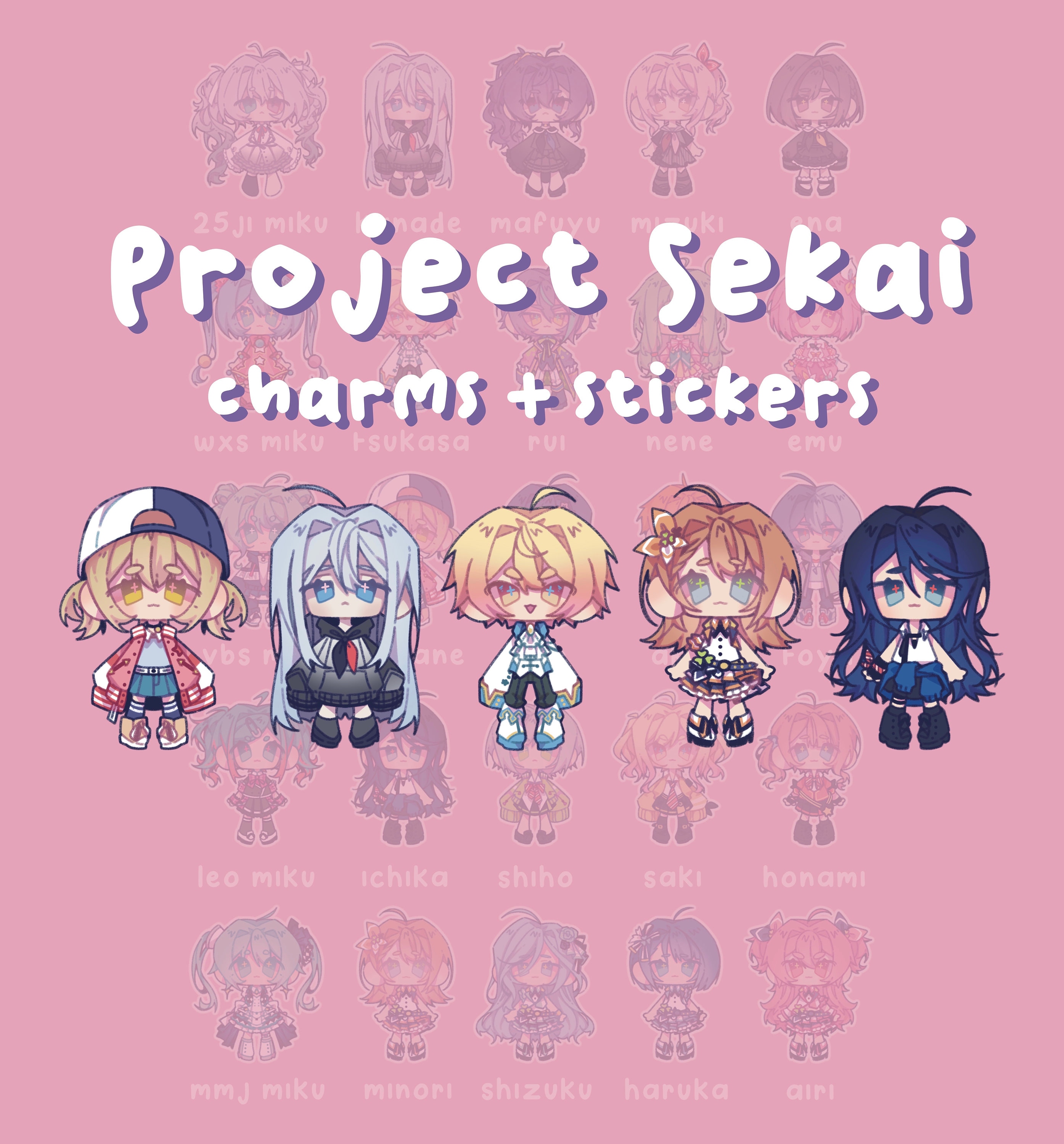 Project sekai  Sticker for Sale by lalashellsArt