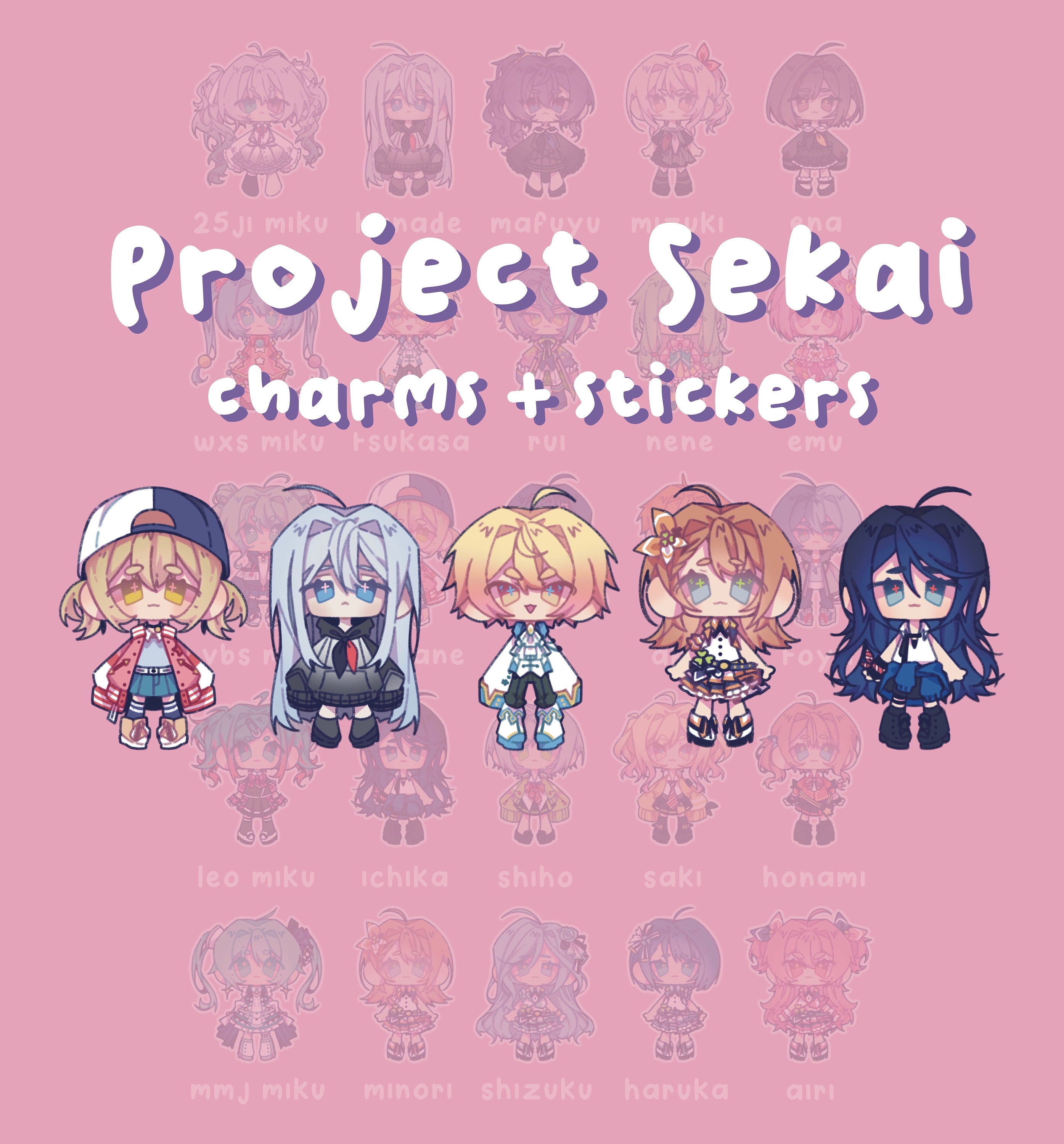 Project sekai  Sticker for Sale by lalashellsArt