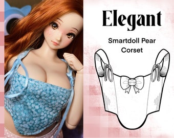 Smartdoll Päronkorsetttopp Mönster