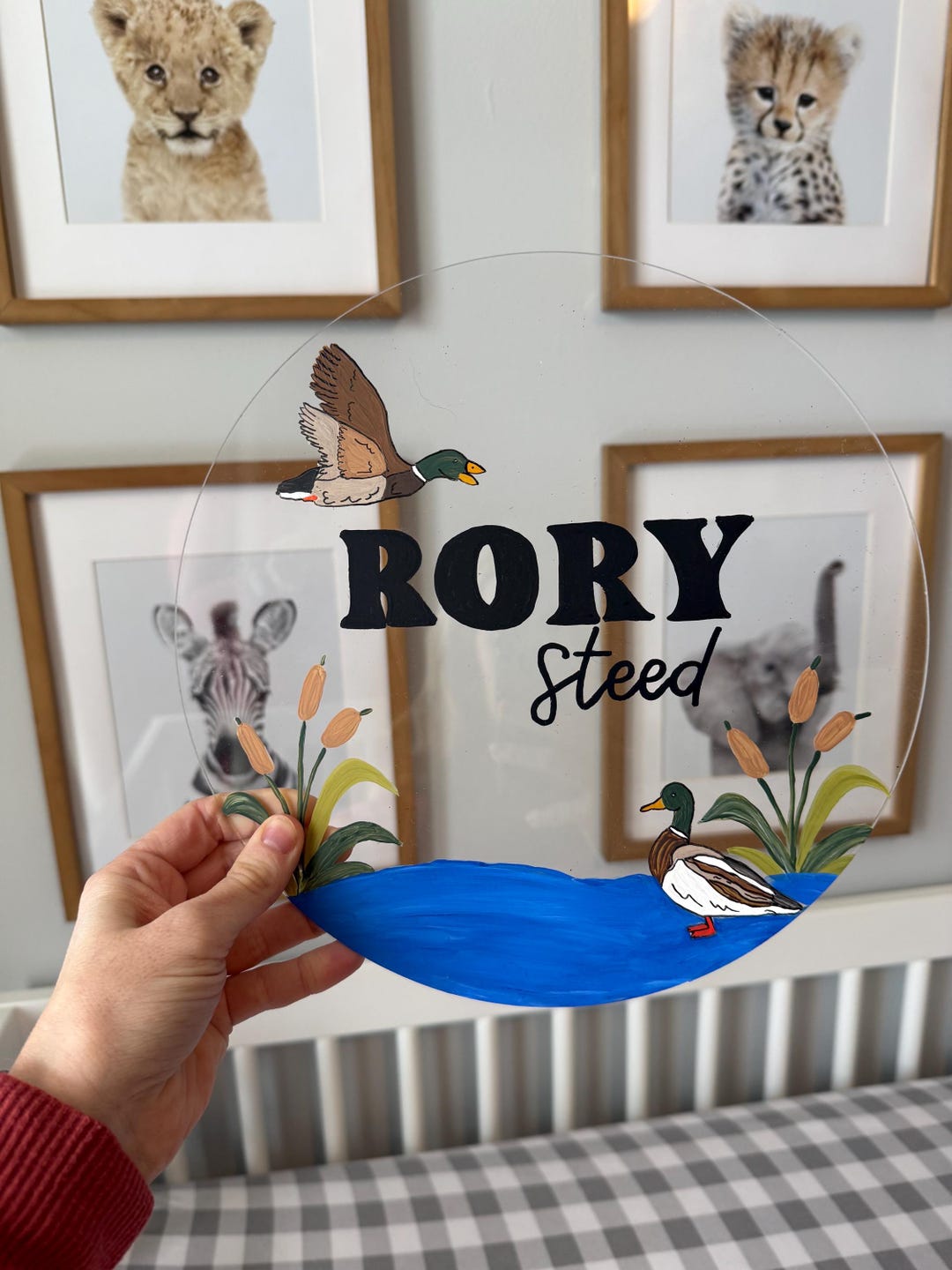 Custom Acrylic Baby Name Sign | Hospital Sign | Nursery Decor | Birth ...