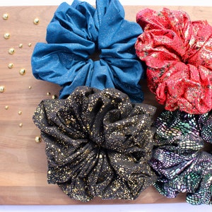 XXL Foil Print Cotton Scrunchies | Scrunchy | Jumbo scrunchy | Oversized| Hair Accessories | Extra Large Scrunchies | Cotton scrunchy