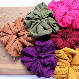 XXL Bullet Scrunchies | Extra Large Handmade Scrunchies | Hair accessories | Hair Scrunchie | Jumbo scrunchies | Soft Scrunchy