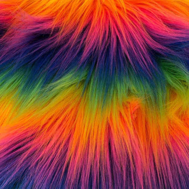 Faux Fur Fabric Multi-color Decoration Soft Furry Fabric 60 Wide