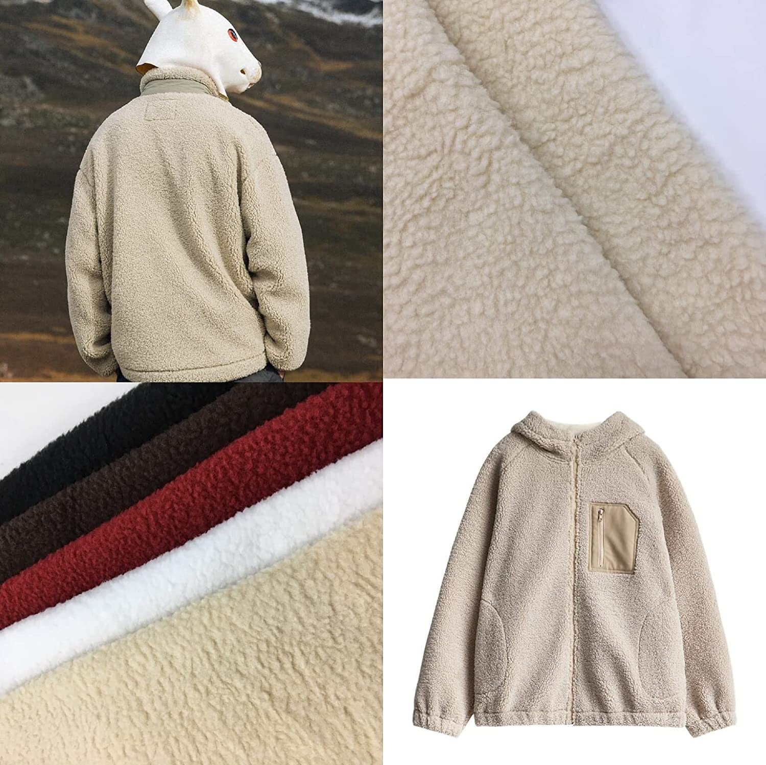 Sherpa Fabric by Yard Cuddle Minky Sherpa Fleece Lamb Wool Etsy