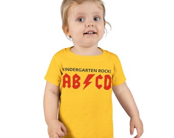 Toddler ABCD Kindergarten RocksT-shirt