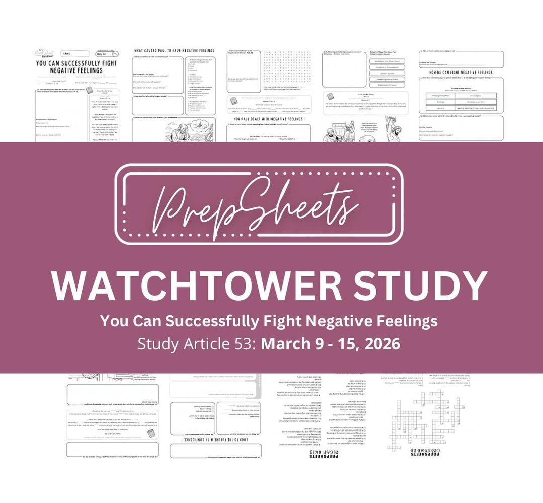 Ages 10+ | Mar 9 - 15, 2026 Watchtower Study || Public Talk Notes ...
