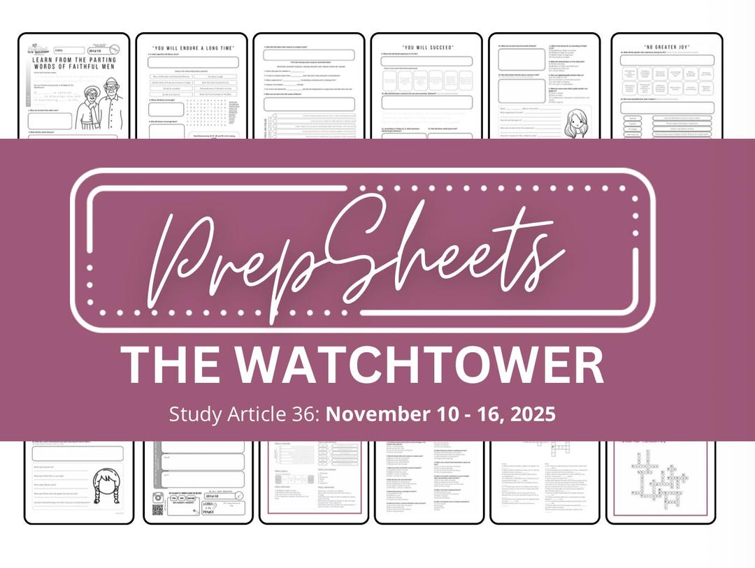Nov 10 - 16 Watchtower Study || Public Talk Notes || Greeting Cards ...