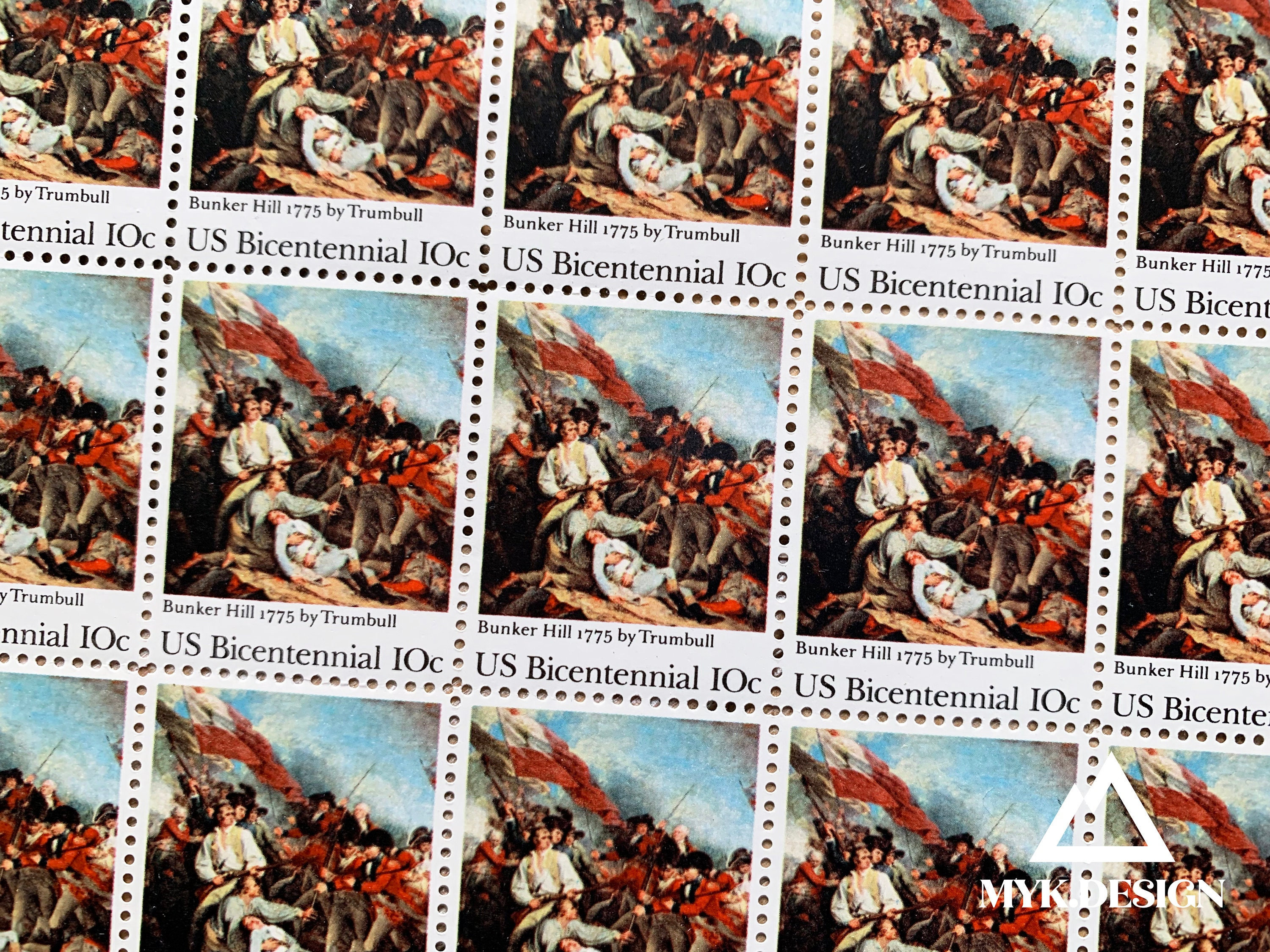 Battle of Bunker Hill | 1975 | Vintage US Postage Stamps | Face Value ...