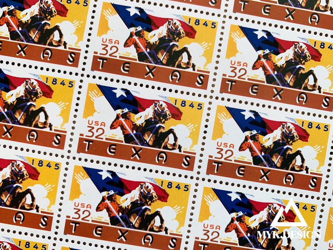 Texas Statehood, 150th Anniv | 1995 | Vintage US Postage Stamps, Scott