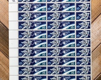 Project Gemini | 1967 | Vintage US Postage Stamps | Face