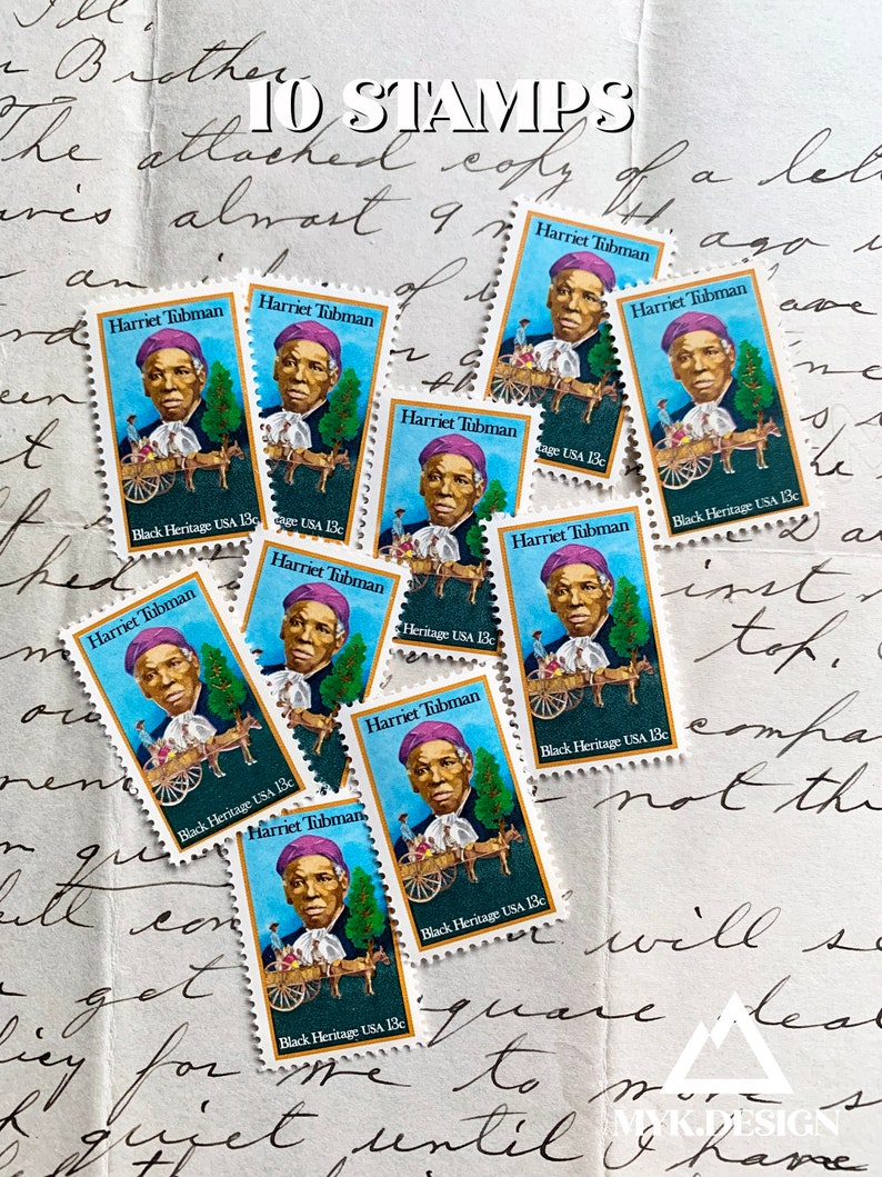 Harriet Tubman 1978 Vintage US Postage Stamps Face Value 13 Cents Scott