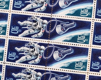 gemini♡ Project Gemini | 1967 | Vintage US Postage Stamps | Face