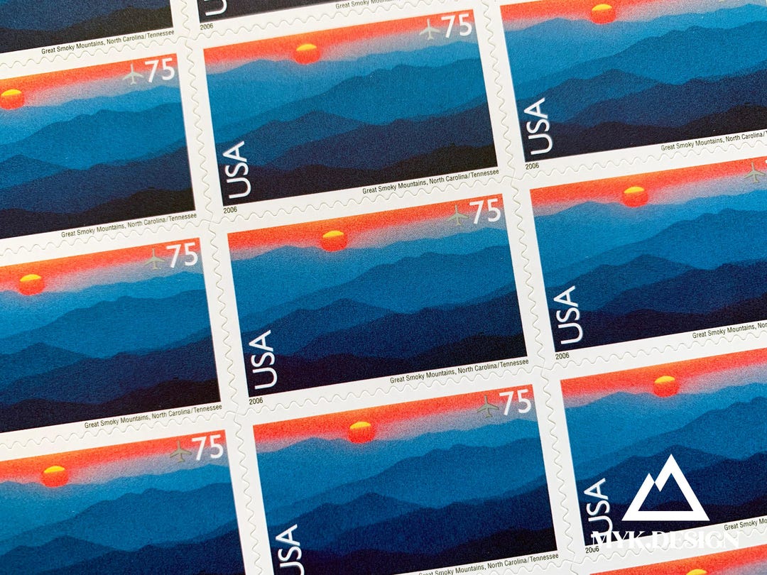 Great Smoky Mountains | 2006 | Vintage US Postage Stamps | Face Value ...