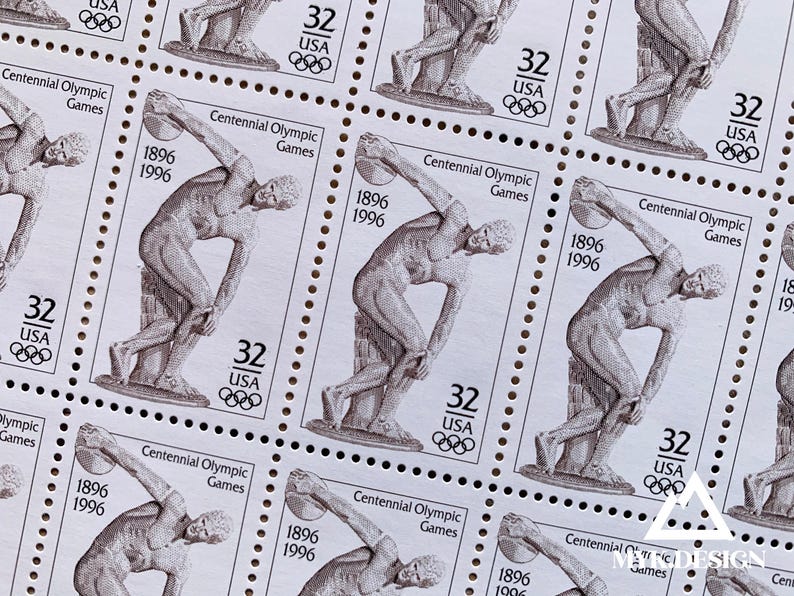 Centennial Olympic Games - Atlanta | 1996 | Vintage US Postage Stamps ...