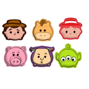 Toy Story cookie cutters 6 pcs