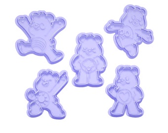 Care Bears cookie cutter set of 5