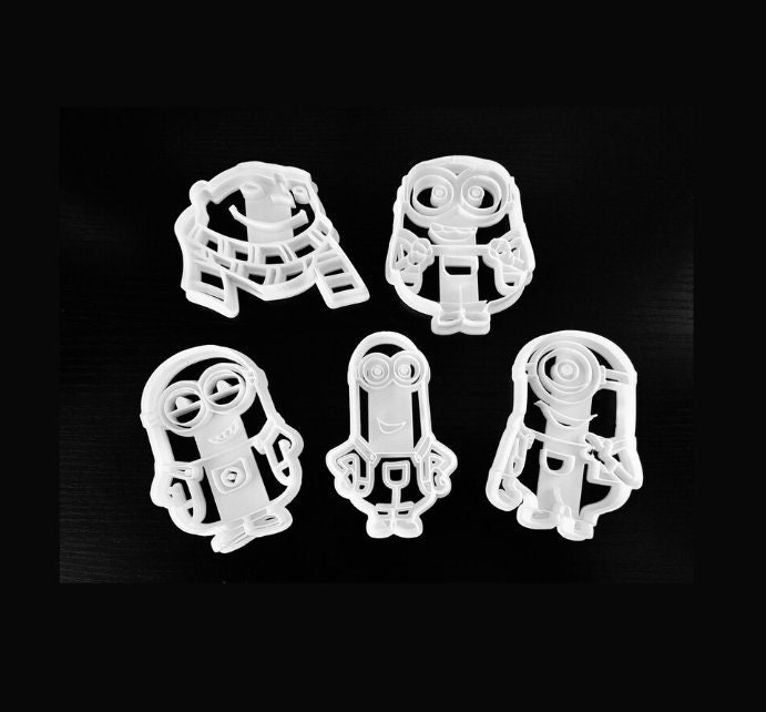 Minions 5 pcs cookie cutter set