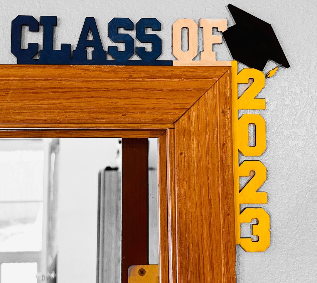 Graduation Trim Decor Graduation Class of 2024 Home Decor School Colors