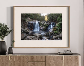 Waterfall Halls Falls  - Wall Art, Photographic Print - Australian Landscape - Tasmania - Australia - Waterfall Art