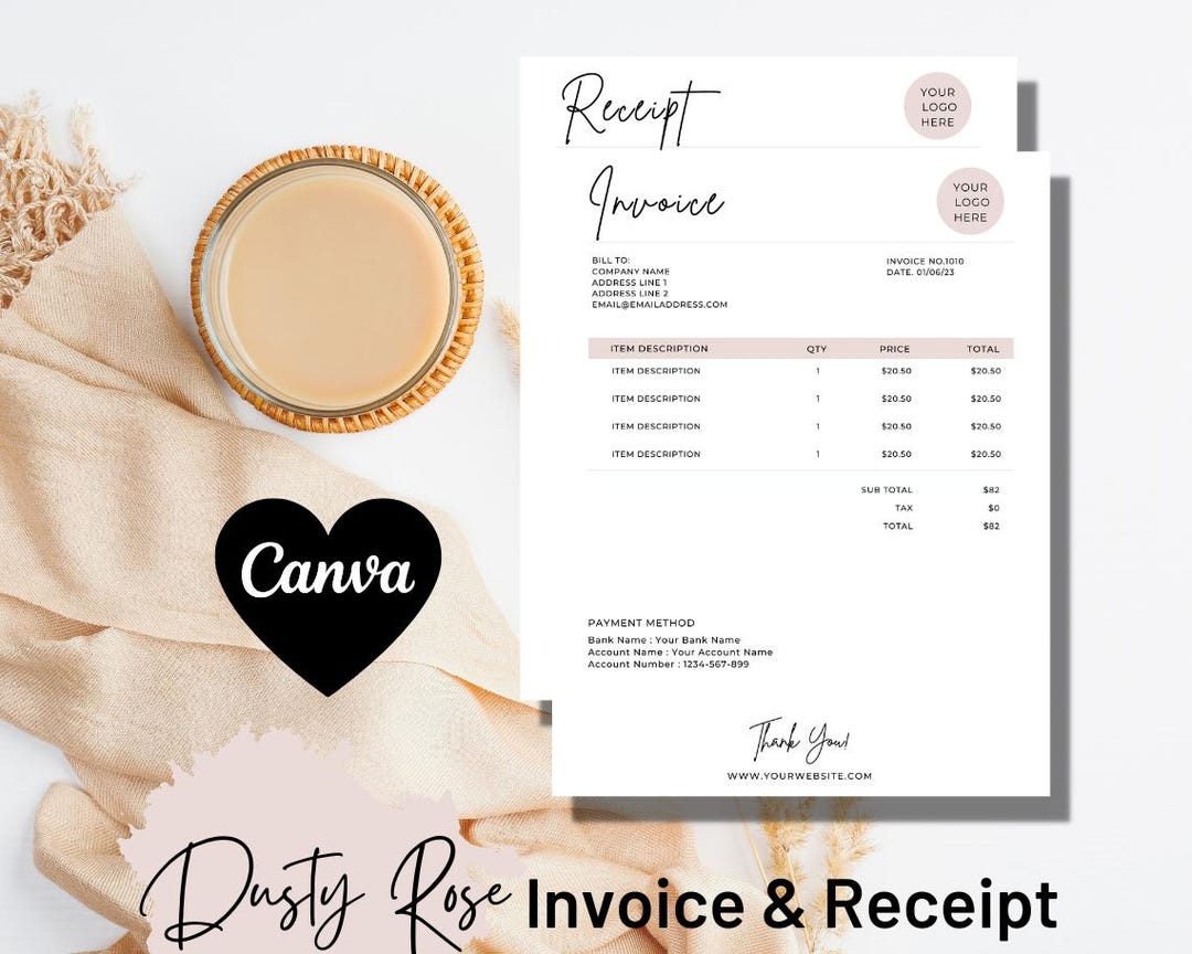 Pink Invoice Template Invoice Template for Small Business Invoice Pink Invoice Template Invoice Template for Small Business Invoice