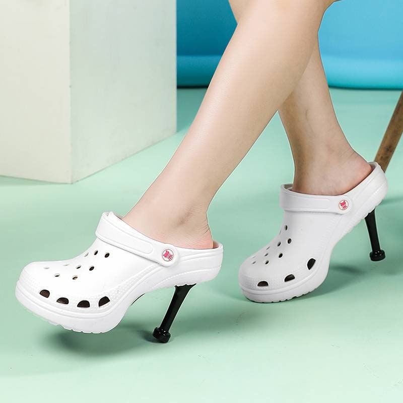 High Heel Crocs - Etsy