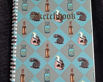 Bloodborne "Iosefka" Checked Spiral Sketchbook