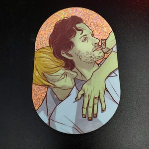 Hannibal &#39;Married in Cuba&#39; glitter sticker