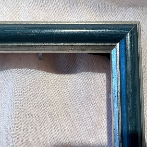 Blue and Silver Traditional Frame, Fits Art Size: 11x14