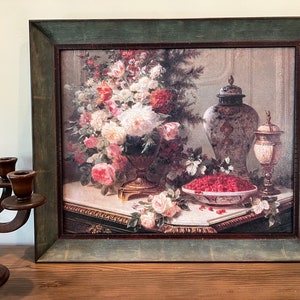 Floral Still Life Giclée Print with 16x20 Frame | Option to buy frame separately