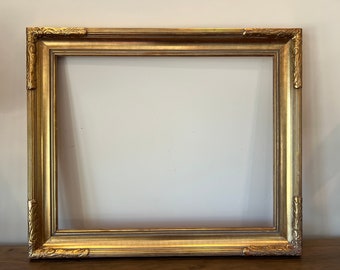 SOLD*****Gold Gilt Art Deco Frame, Fits Art Size: 24x30