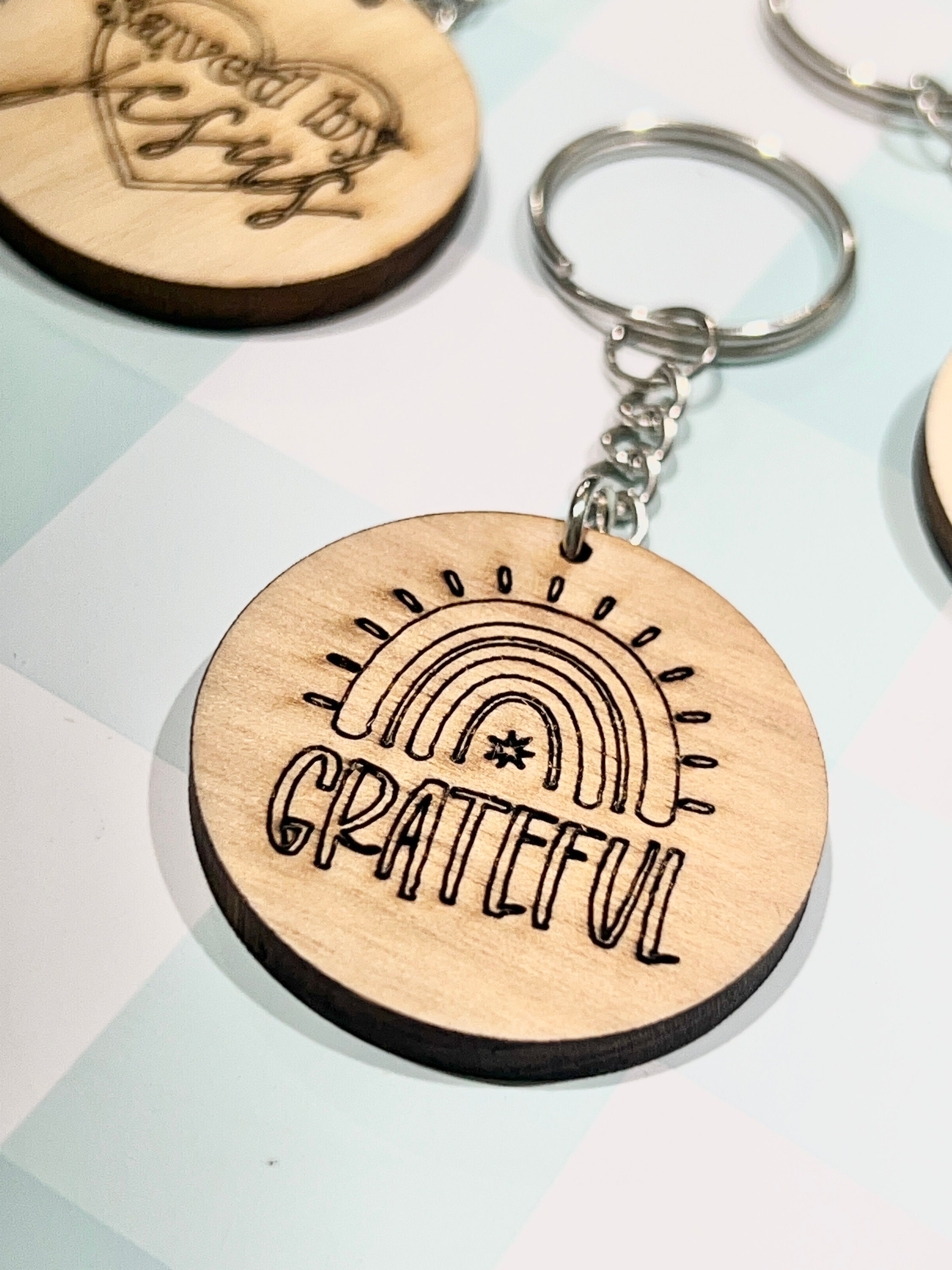 Faith Based Token Keychains Inspirational Faith Key Chain Etsy