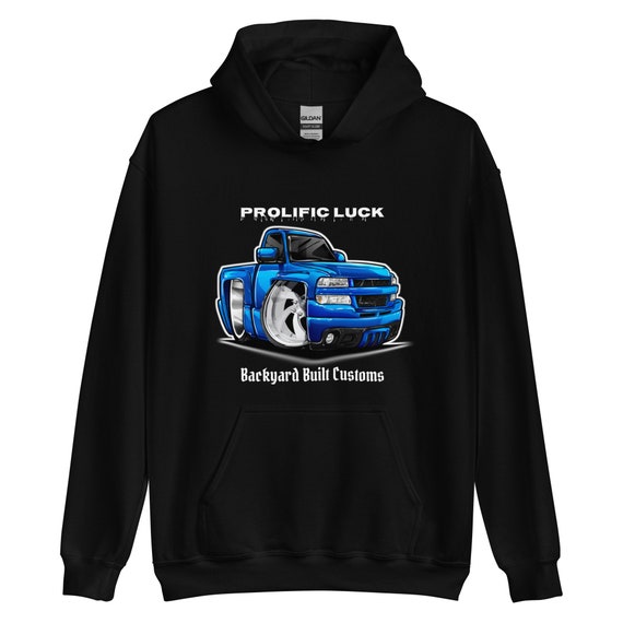 Prolific Luck Backyard Built Customs Hoodie Etsy UK