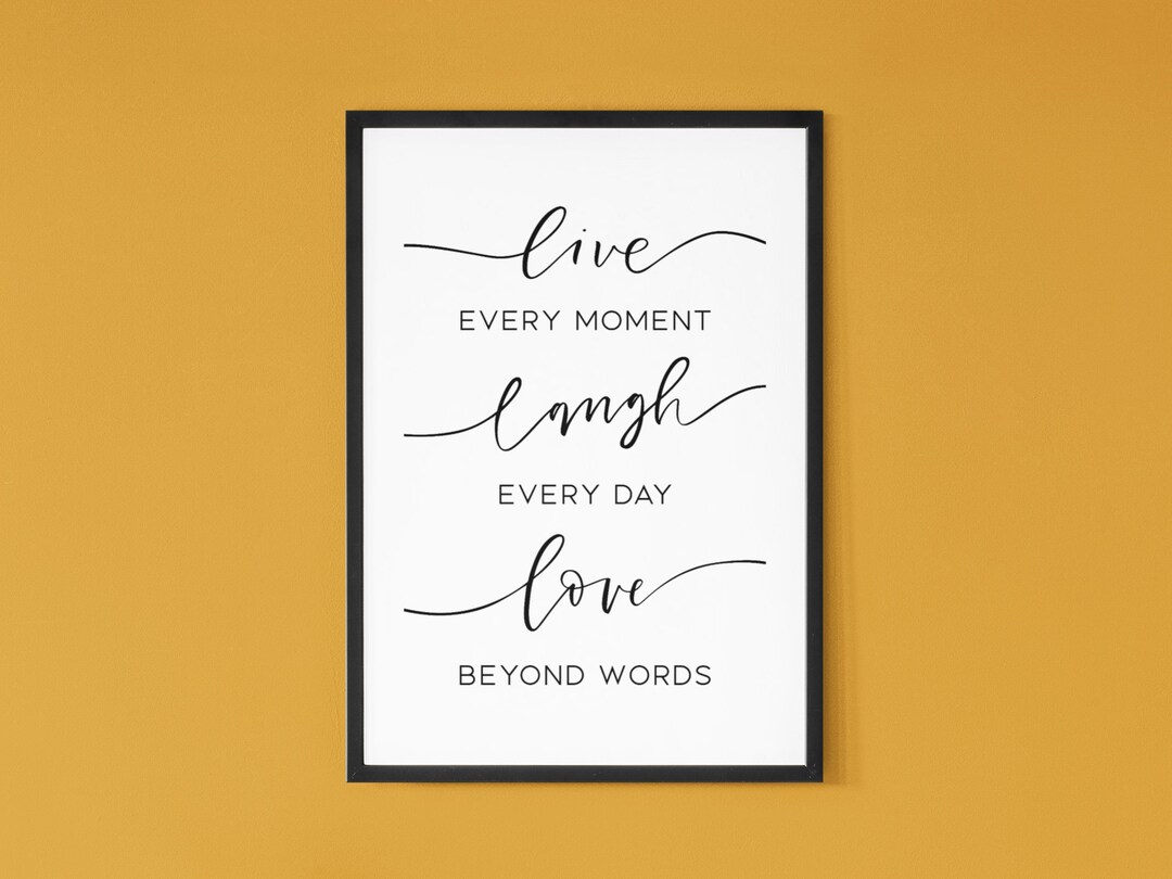 Live Laugh Love Wall Art Printable Christian Wall Art Etsy