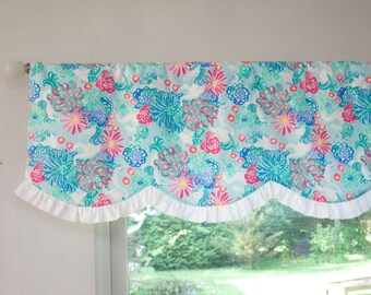 Cenefa de ventana forrada - Decoración del hogar, Cenefa de habitación para niños, Cenefa de dormitorio