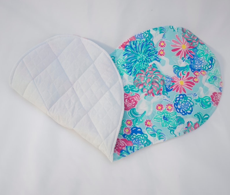 Quilted Travel Baby Changing Pad Liner Fits Peanut Shaped Etsy