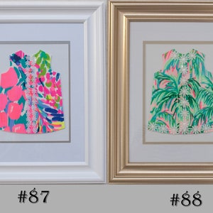 One Shift Dress Silhouette Wall Décor - Girl Room Décor, Baby Room Décor, Nursery Décor, frames are NOT included!