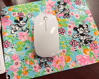 Mouse Pad made with Designer's Fabric - Custom Desk Mouse Pad, Custom Office Décor, Dorm Teacher Gift Idea, Mousepad for Laptop, Computer