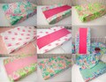 Changing Pad Cover - Palm Beach Nursery - Mermaid Cove, Palms, Elephants, Flamingoes, Orchids, Tropical, Nursery D\u00e9cor- Baby Shower Gift