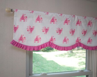 Valance de ventana forrada - Decoración del hogar, Valance de habitación para niños, Valance de dormitorio