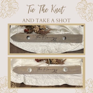 Custom Shot Ski Board for Weddings, Couple Shotski Wedding Shot Board, Engraved Shot Board, Mini Shot Ski Board, Engagement