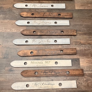 Personalized Shotski Board for Bridal Shower Gift, Wedding Gift, Engagement Gift, Birthday Gift, Bachelor party,  Bachelorette party
