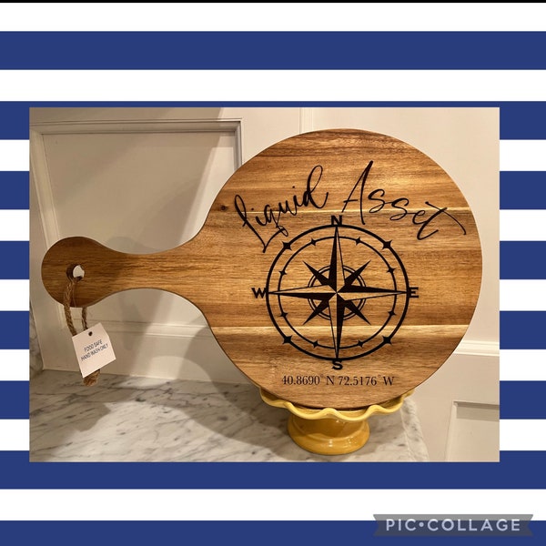 Boat Name Board Etsy