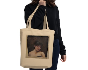 Klassische Porträt Tasche • Öko-Einkaufstasche • Ölgemälde Tasche • Künstlerische Tragetasche • Meisterwerk Druck • Historisches Kunstgeschenk