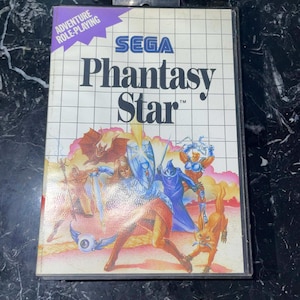 Phantasy Star (Sega Master System, 1988) Endast tomt fodral Utan spel eller manual