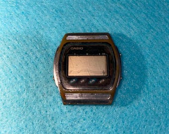 Reloj Casio Melody M-15 Cronógrafo con Alarma 677 para Hombre, Vintage, Solo para Piezas (Leer)