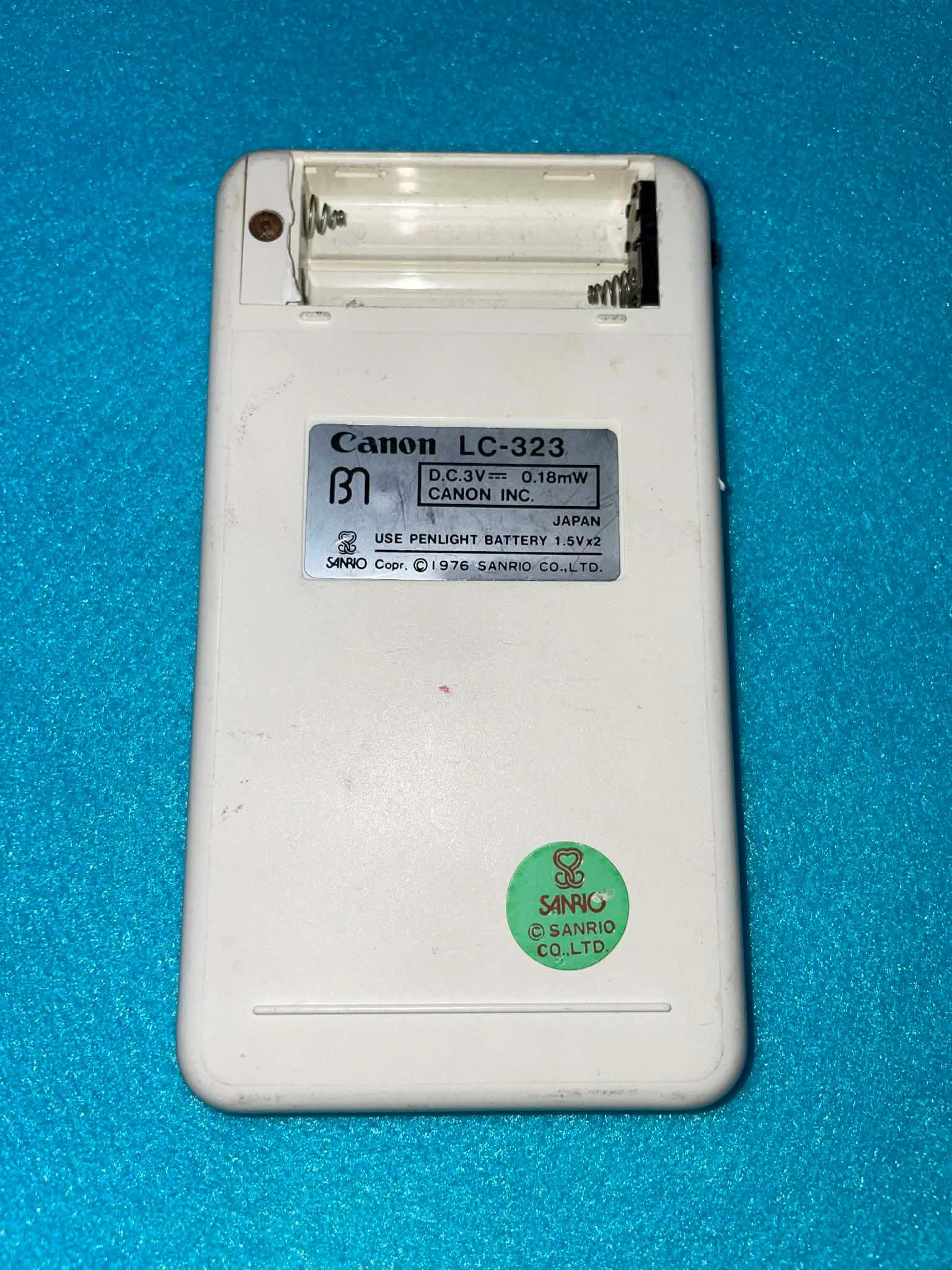 Rare Retro Canon LC-323 Sanrio Hello Kitty Calculator 1976 - Etsy