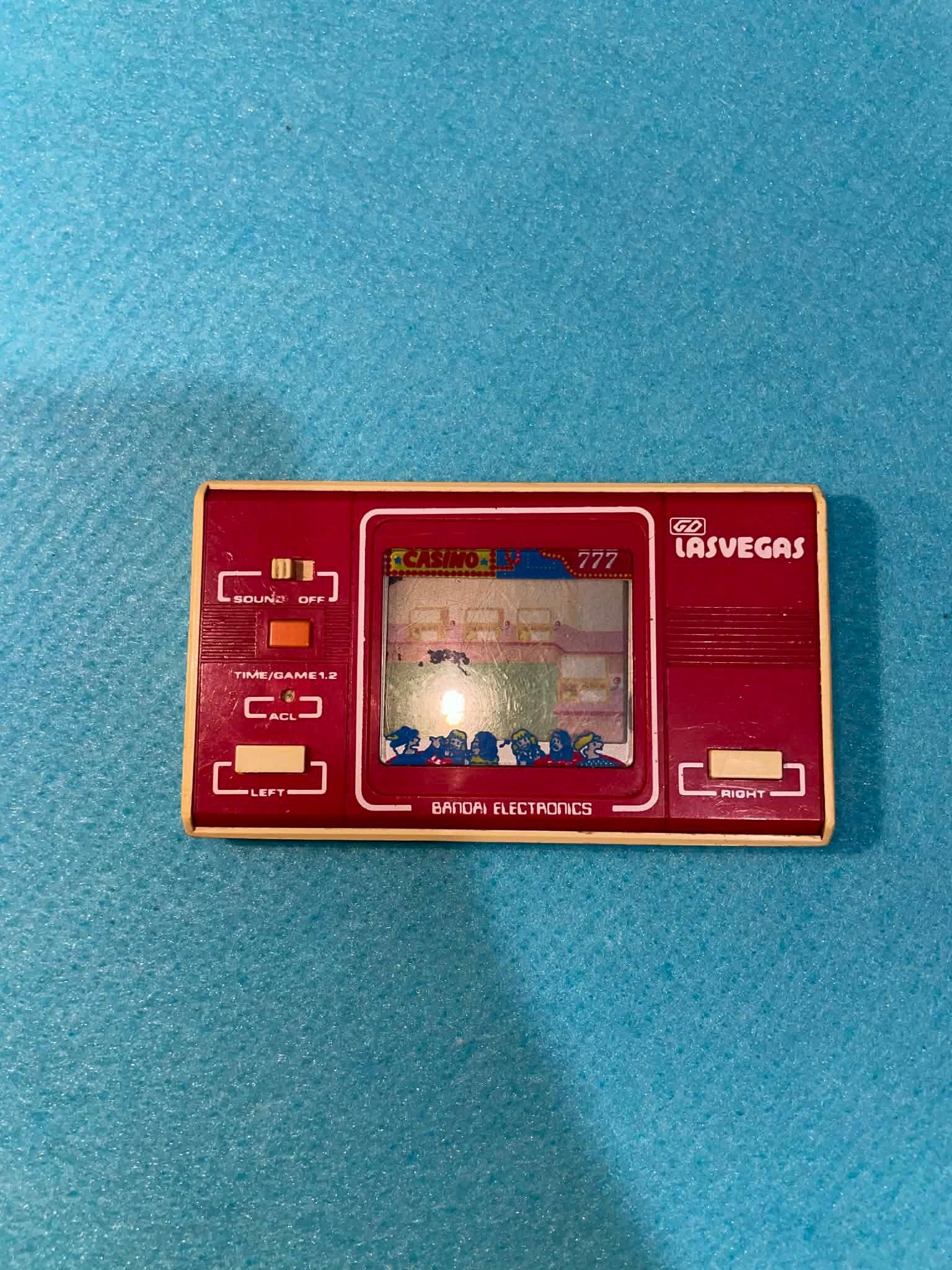 Bandai Electronics Las Vegas LCD Game Watch 1980 Vintage Handheld