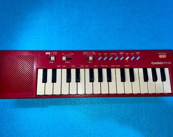 ヴィンテージ カシオ PT1 ミニキーボード 1980年代 レトロ