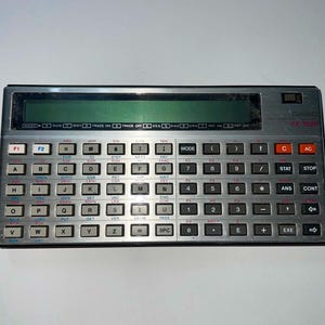 Vintage Casio FX-702P Basic Programmable Calculator For Parts Or Repair